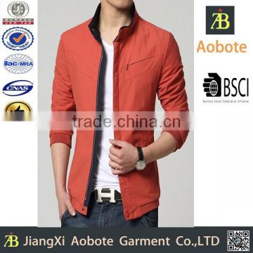 2015 New Fashion Foldable Outdoor Man's Short Spring Cotton Jacket