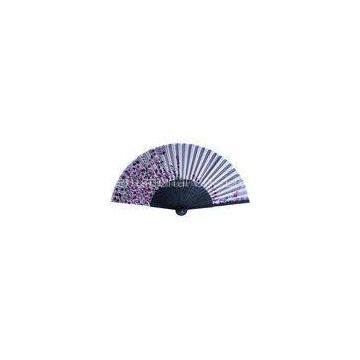 Sakura Printed Japanese Hand Held Fans with Bamboo Ribs for holiday parties