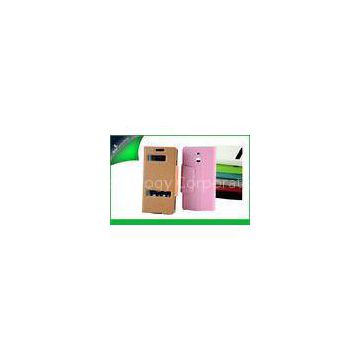 Pink / Green Waterproof Cell Phone Leather Cases for Sony Xperia P