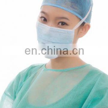 medical sterile nonwoven face mask with tie on