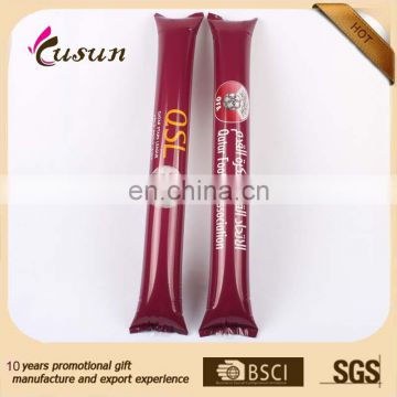 New design eco printed PE world cup inflatable cheering sticks wholesales manufacturer