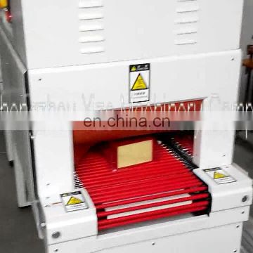 Automatic shrink tunnel wrapping machine for bottles heat shrink package film machine