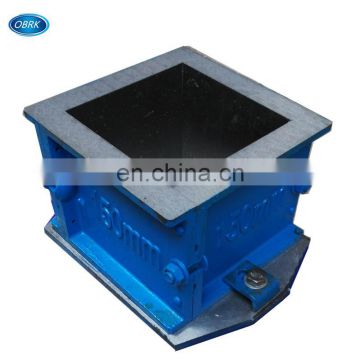 Factory price 100 150 mm Cast Iron Concrete Cube Test Moulds