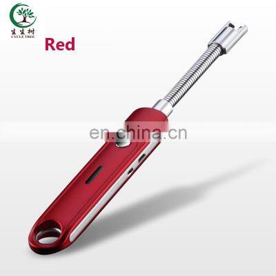 Long Stick Electronic Arc Lighter Rechargeable Windproof Lighter for Kitchen Candle BBQ