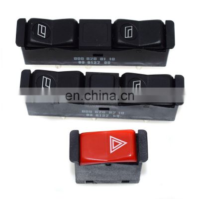 3Pcs Front Right Left emergency light switches for Mercedes-Benz 0008208210