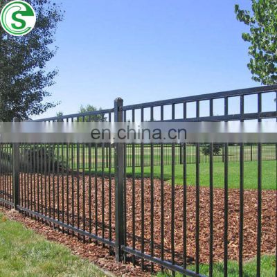 Export to America steel tubular fence apartment garden fencing