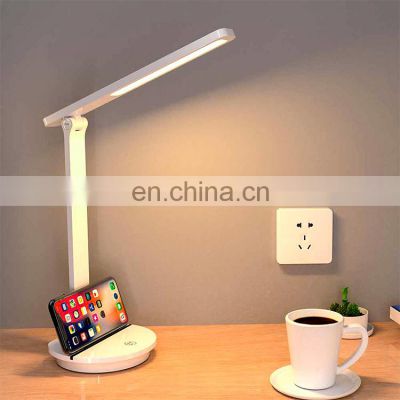 Phone Standing Touch Control Eye caring Table Lamp LED Switch Warm Color Light For School&Office