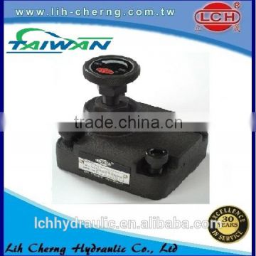 yuken manual hydraulic flow control valve for expanded metal machine