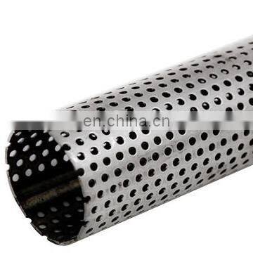 10 inch length stainless steel perforated mesh tube