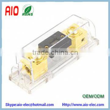 Clear Plastic Inline ANL Fuse Holder for Car Amplifier