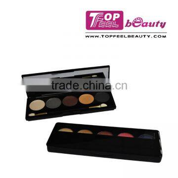 High quality! 5 color eyeshadow palette with mirror