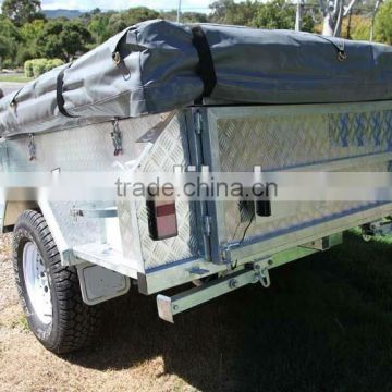 7x4ft soft floor folding camping trailer