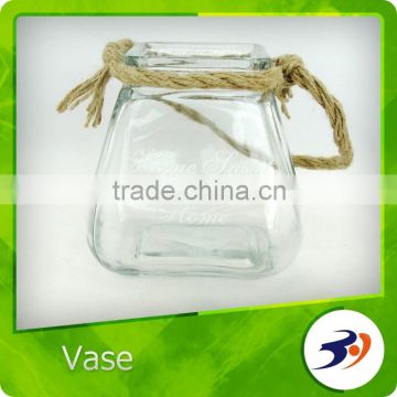 2015 Discount Clear Small Glass Flower Vase