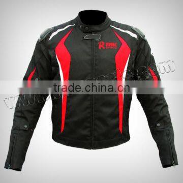 Men Motorbike Beautiful Cordura Jacket Made of 100% Polyester 600D, Inside waterproof & Breathable fabric