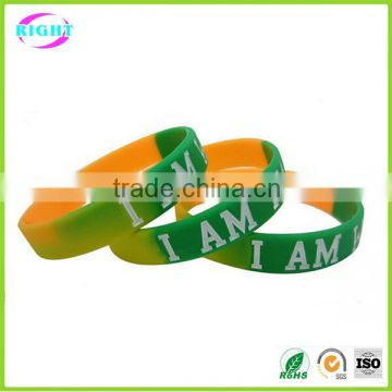 2016 custom cheap silicone bracelet for man