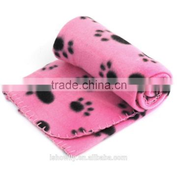 Pet Dog Cat Puppy Kitten Soft Blanket Doggy Warm Bed Mat Paw Print Cushion