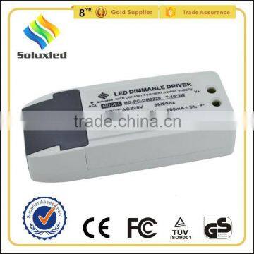 7-10*3W 600mA DC21-36V Dimmable LED Driver