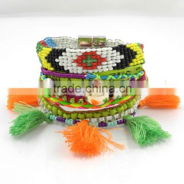 New arrival african fashion bracelet bohemian tassels bracelet brazilian