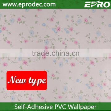 Wedding Room rural style small flower wallpaper sticker from Chinese factory