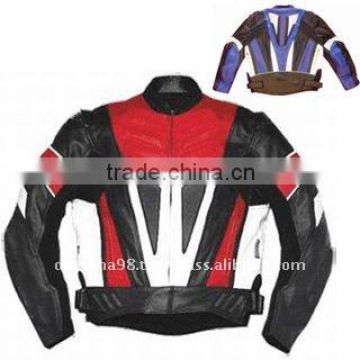 DL-1207 Leather Motorbike Jacket , Sports Jacket