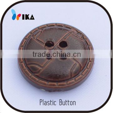 new style imitation leather nylon plastic button