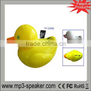 yellow duck speaker mini portable with TF function MPS-147TF