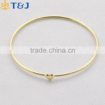 >>>Best Welcomed Trendy Women Bracelet Personality Design Wholesale Fashion Gold Plated Simple Heart Bracelet & Bangle/