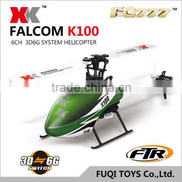 XK K100 Falcom 6CH Flybarless 3D6G System RC Helicopter RTF