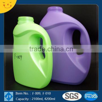 2100ML&4200ML HDPE Bottle Customized Color Beauty Container for Laundry, Liquid Detergent, Dish Washing Agent
