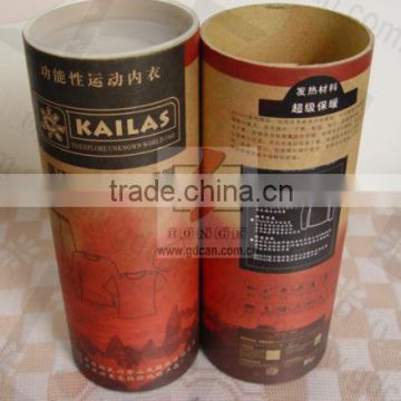 Delicate T-shirt cardboard box round paper package boxes