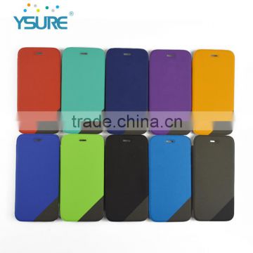 2016 Colorful New Products Hot Sales Anti-radiation PU Leather Case for iphone6 plus with Cards Slot and Thin