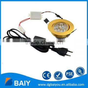 LED Ceiling Lamp with Knob Switch