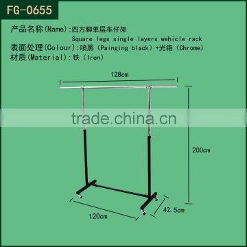 clothing display shelf stand, free standing display rack