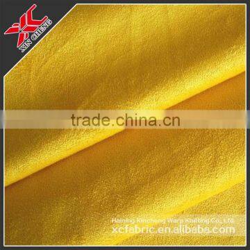 100% Polyester brushed faux suede fabric