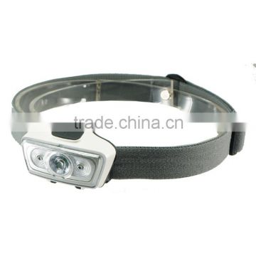 new design led headlight with 2*aaa dry battery waterproof IP4
