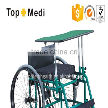 Rehabilitation Therapy Supplies Topmedi Leisure and Sports shooting Wheelchair for Disabled