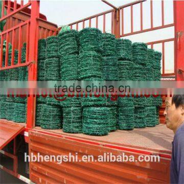 China high quality PVC Galvanized Barbed Wire For Sale