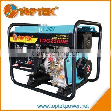 hot sale home use light weight cheap price 2kw diesel generator for sudan market
