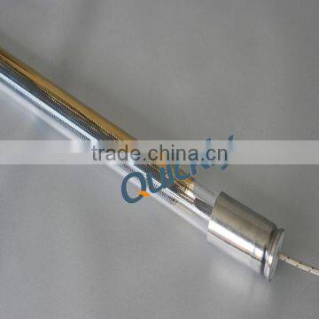 quartz infrared heating lamp with golden reflector can save more energy,CE certificate