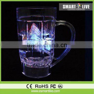 FDA proved Liquid active led glow glass/glasses for party/hotel/outdoor activity