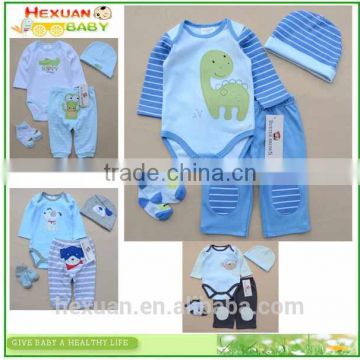OEM or Stocked organic cotton baby romper sets