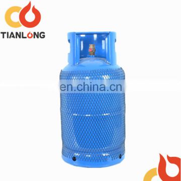 12.5KG High quality lpg steel gas cylinder/ gas bottle/ gas tank with valve