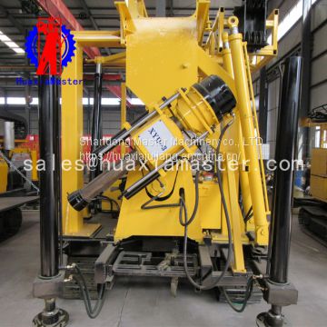 XYD-3 crawler hydraulic water well drilling rig /600m steel crawler rubber crawler mounted self-propelled drilling rig
