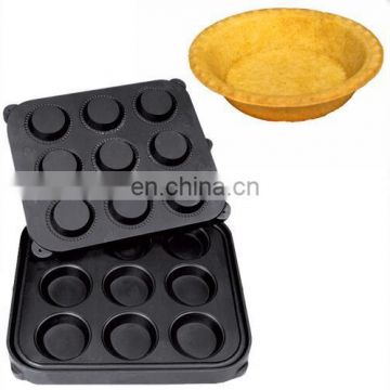 new design High Quality tartlets basic snack machine with non-stick tartlet baking tray different shapes mini egg tartlet maker