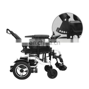 2021High quality folding power foldable electric wheelchair electric wheel chair motor wheelchair