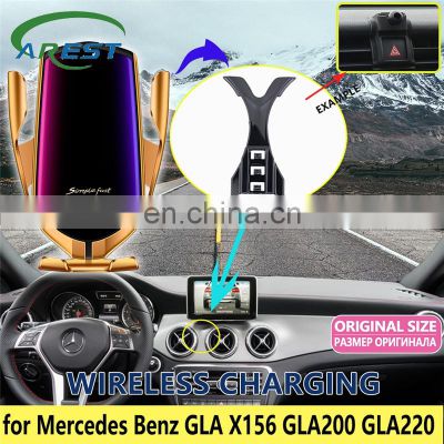 Mobile Phone Holder for Mercedes Benz GLA X156 GLA180 GLA200 GLA220 GLA250 200 220 250 220d AMG 2015~2020 Accessories for iphone
