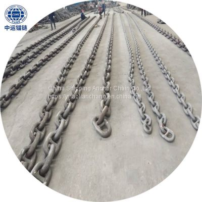 Fujian Huadong Stockiest 70MM Marine Grade U2 U3 Stud Link Anchor Chain With LR BV NK DNV Cert.