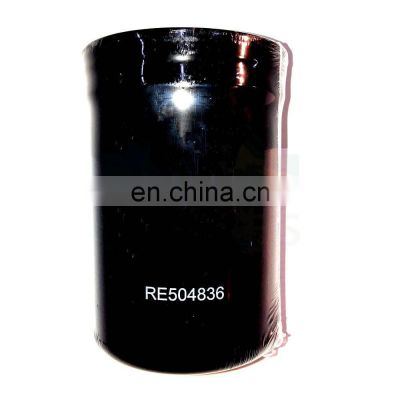 RE504836 tractor hydraulic enigne air filter and oil filter element line prices