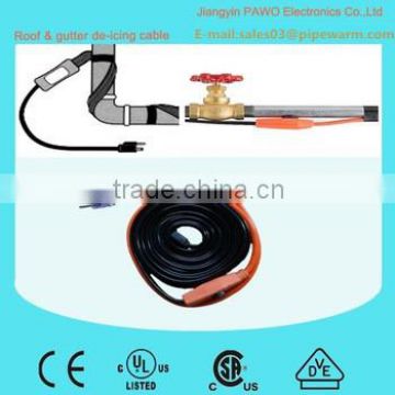 Manufacturer pvc heating wire pipe heating cable with power indicator light
