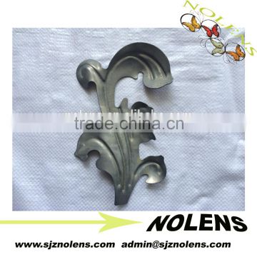 wrought iron stamping products ,cast metal part,cast iron door parts
